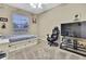 Bedroom with vaulted ceilings and a window at 3243 Ashmonte Dr, Land O Lakes, FL 34638