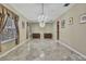 Expansive dining room showcasing marble flooring and stylish decor at 3243 Ashmonte Dr, Land O Lakes, FL 34638