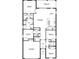 The floor plan provides a detailed layout of the home, including bedrooms, bathrooms, kitchen, living spaces, and lanai at 33581 Elm Hill Br, Wesley Chapel, FL 33545