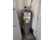 Water heater with energy guide information attached at 3586 Culpepper Ter, North Port, FL 34286