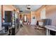 Garage featuring various tools, refrigerator, and decor at 5000 18Th S Ave, Gulfport, FL 33707