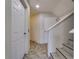 Hallway featuring hexagon tile floors that lead to other rooms at 5033 Blue Runner Ct, New Port Richey, FL 34652