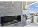 Outdoor grill with sleek stone surround, perfect for outdoor cooking and entertaining with a water view at 7974 1St S Ave, St Petersburg, FL 33707