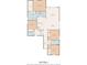 Detailed floor plan showcasing the layout of the home's rooms and dimensions at 10628 Bahama Woodstar Ct, Riverview, FL 33579