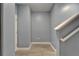 Clean and simple hallway with new floors, neutral paint, and modern trim at 11136 Hartford Fern Dr, Riverview, FL 33569