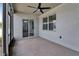 This screened in patio offers access to windows and the backyard at 11136 Hartford Fern Dr, Riverview, FL 33569