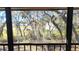 Screened-in patio offers calming views of lush trees and foliage at 11411 Pike Ct # 6, New Port Richey, FL 34654