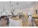 Bright kitchen featuring granite countertops, stainless steel appliances, a breakfast bar and natural light at 11607 Meridian Point Dr, Tampa, FL 33626