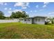 Expansive backyard showcasing a lush green lawn, ideal for outdoor gatherings and Gathering fun at 2401 Havana Dr, Clearwater, FL 33764