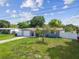 Charming single-story home with a well-manicured front yard and a convenient attached garage at 2401 Havana Dr, Clearwater, FL 33764