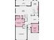 Layout of first floor including 2 car garage, foyer, study, kitchen, dining, and great room at 3410 Lumber Falls Dr, Plant City, FL 33565