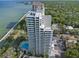 High-rise condominium complex with waterfront views, pool, and convenient parking at 4141 Bayshore Blvd # 1204, Tampa, FL 33611