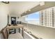 Balcony features table seating and ocean view at 4141 Bayshore Blvd # 1204, Tampa, FL 33611