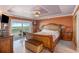 Main bedroom features access to a private balcony at 4141 Bayshore Blvd # 1204, Tampa, FL 33611