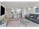 Open floor plan with living room and kitchen at 4141 Bayshore Blvd # 1204, Tampa, FL 33611