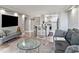 Well lit open living space leading to the kitchen at 4141 Bayshore Blvd # 1204, Tampa, FL 33611