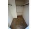Empty closet ready for storage or design at 4715 Bay Ne St # 235, St Petersburg, FL 33703