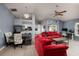 Open-concept living area connecting to a well-equipped kitchen and dining space at 502 36Th W St, Palmetto, FL 34221