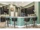 Modern kitchen with counter seating and stainless steel appliances at 5269 Karlsburg Pl, Palm Harbor, FL 34685