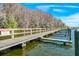 View of the private dock and boat slips along the waterfront at 5269 Karlsburg Pl, Palm Harbor, FL 34685