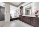 Bathroom featuring lots of counterspace and natural light at 5807 Thoreau Pl, Lithia, FL 33547