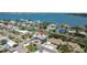 Waterfront neighborhood featuring a charming single-story home with lush landscaping at 7919 Causeway S Blvd, St Petersburg, FL 33707