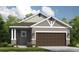 Charming single-story home boasts a symmetrical design, neutral tones and a spacious two-car garage at 819 Steel Dr, Apollo Beach, FL 33572