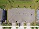Bird's-eye view of a townhome showcasing its roof and surroundings at 8953 Gallantree Pl, Land O Lakes, FL 34637