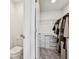 Open walk-in closet featuring built-in drawers and ample hanging space at 8953 Gallantree Pl, Land O Lakes, FL 34637