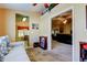 Cozy sitting area with a view of the dining room and living room at 10103 Old Tampa Bay Dr, San Antonio, FL 33576
