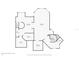 Floor plan of the third floor showcasing the layout including three bedrooms, elevator, and bathroom at 1058 Roundstone Pl, Palm Harbor, FL 34683
