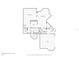 Basement floorplan showing wet bar, sauna, bathroom, basement rooms, elevator, and garage at 1058 Roundstone Pl, Palm Harbor, FL 34683