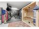 Workout room featuring a sauna, weights, and a tv for the ultimate home fitness experience at 13102 Foxtail Fern Dr, Riverview, FL 33579