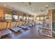Community gym featuring treadmills, elliptical machines, and weight training equipment at 1408 Brilliant Cut Way, Valrico, FL 33594