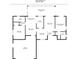 Detailed floor plan showcasing the layout of this Highland Lakes home at 1657 Glengarry Dr, Palm Harbor, FL 34684