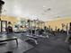 Well-equipped gym with treadmills, weight machines, and ample space at 1910 E Palm Ave # 11216, Tampa, FL 33605