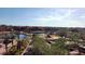 Scenic aerial view capturing lush landscaping, a serene lake, and an attractive community at 2333 Feather Sound Dr # B511, Clearwater, FL 33762