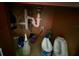 View of plumbing with cleaning products at 26357 Trinilas Dr, Punta Gorda, FL 33983
