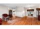 Spacious living room featuring wood floors and elegant furnishings at 2803 Bent Leaf Dr, Valrico, FL 33594