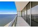 Long private balcony with sliding glass doors and beautiful bay views at 2912 W Santiago St # 1401, Tampa, FL 33629