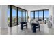 Bright living area with floor-to-ceiling windows and stylish modern decor at 2912 W Santiago St # 1401, Tampa, FL 33629