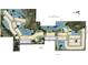 Aerial view of the community layout featuring lakes, roads, and home sites at 3407 Lumber Falls Dr, Plant City, FL 33565