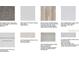 Selection of interior finishes, including flooring, countertops, and cabinetry samples at 3407 Lumber Falls Dr, Plant City, FL 33565