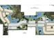 Community plan shows ponds, future homes, a dog park and walking trails in this residential neighborhood at 3415 Lumber Falls Dr, Plant City, FL 33565