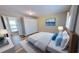 Inviting main bedroom with a comfortable bed, artwork, and closet at 4331 Fairfield S Ave, St Petersburg, FL 33711