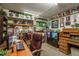 A well decorated office space with wooden furniture and decorative plants at 50 Pembrook Cir, Palm Harbor, FL 34683