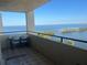 Waterfront view from balcony with chairs at 5915 Sea Ranch Dr # 512, Hudson, FL 34667