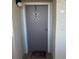 Charming front door featuring a nautical-themed welcome decoration and unit number at 5915 Sea Ranch Dr # 512, Hudson, FL 34667