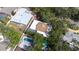 Aerial view of home showcasing pool and property at 8238 30Th N Ave, St Petersburg, FL 33710