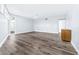 Bright, expansive bedroom with sleek floors, ample windows, and contemporary ceiling fan at 8238 30Th N Ave, St Petersburg, FL 33710